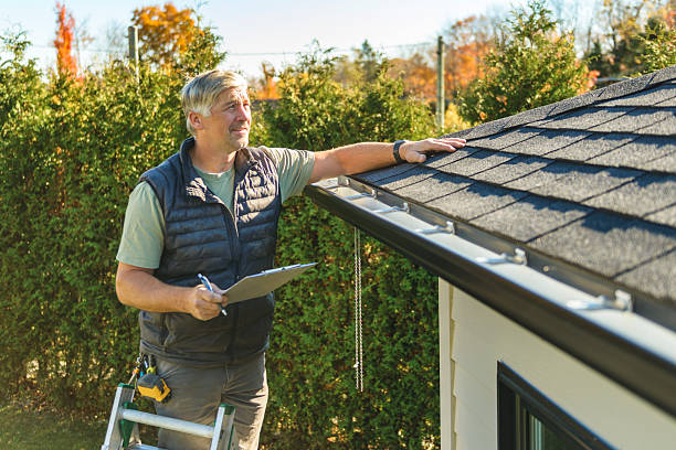 Professional Roof Replacement technician working in Wiscasset, ME